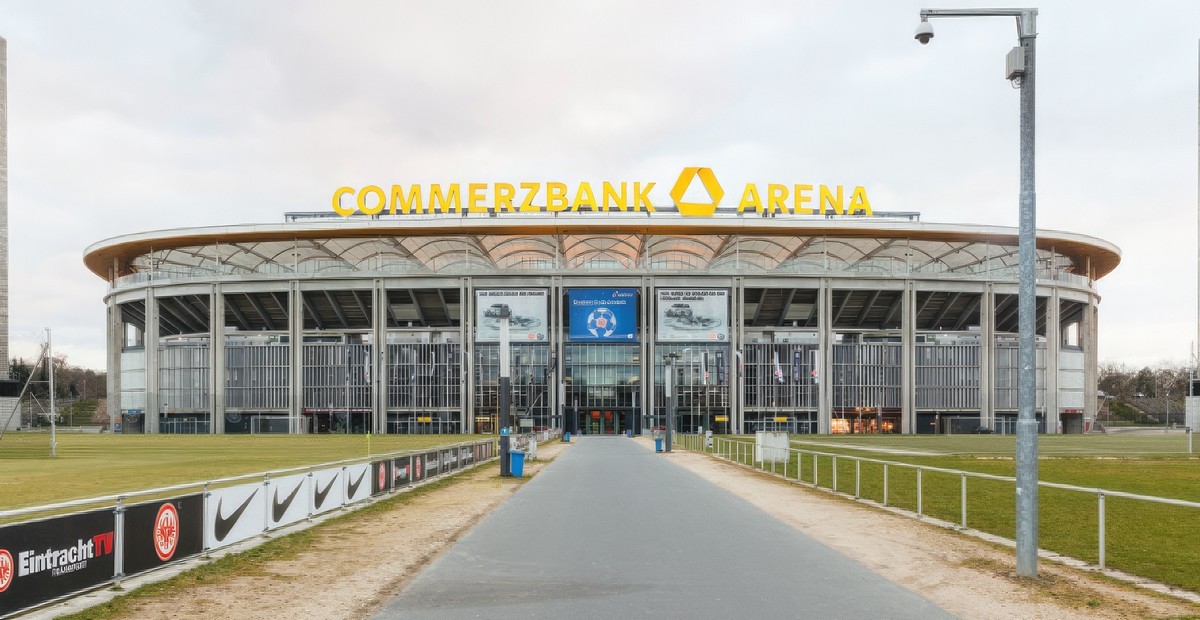 Die Commerzbank-Arena in Frankfurt am Main