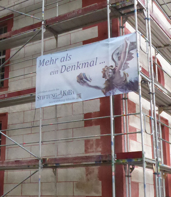 Die KiBa fördert die Sanierungs der Michaelskirche Fechheim