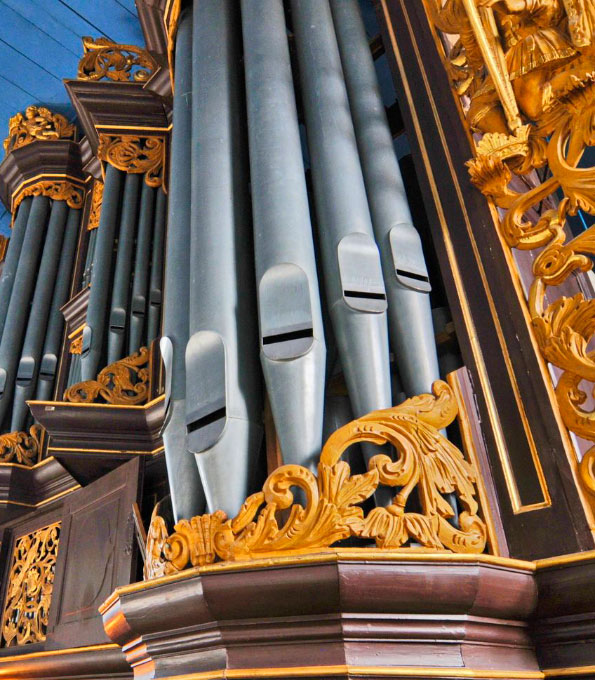 Gloger-Orgel von 1742 in St. Severi zu Otterndorf (Niedersachsen)