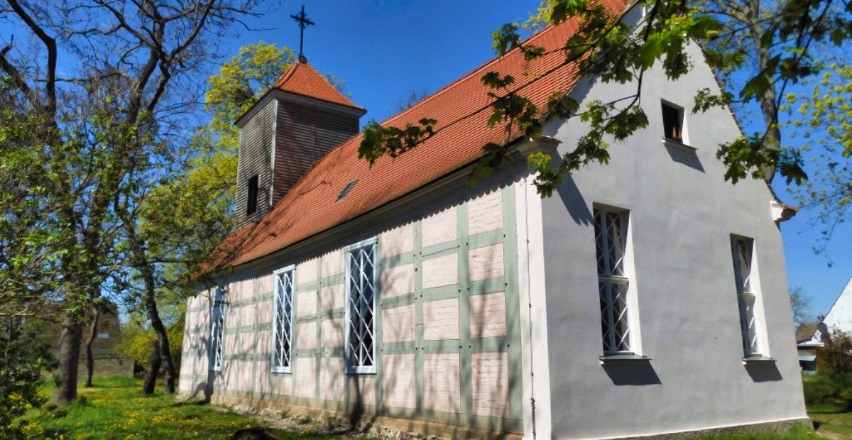 Fachwerkkirche Seehausen in der brandenburgischen Uckermark