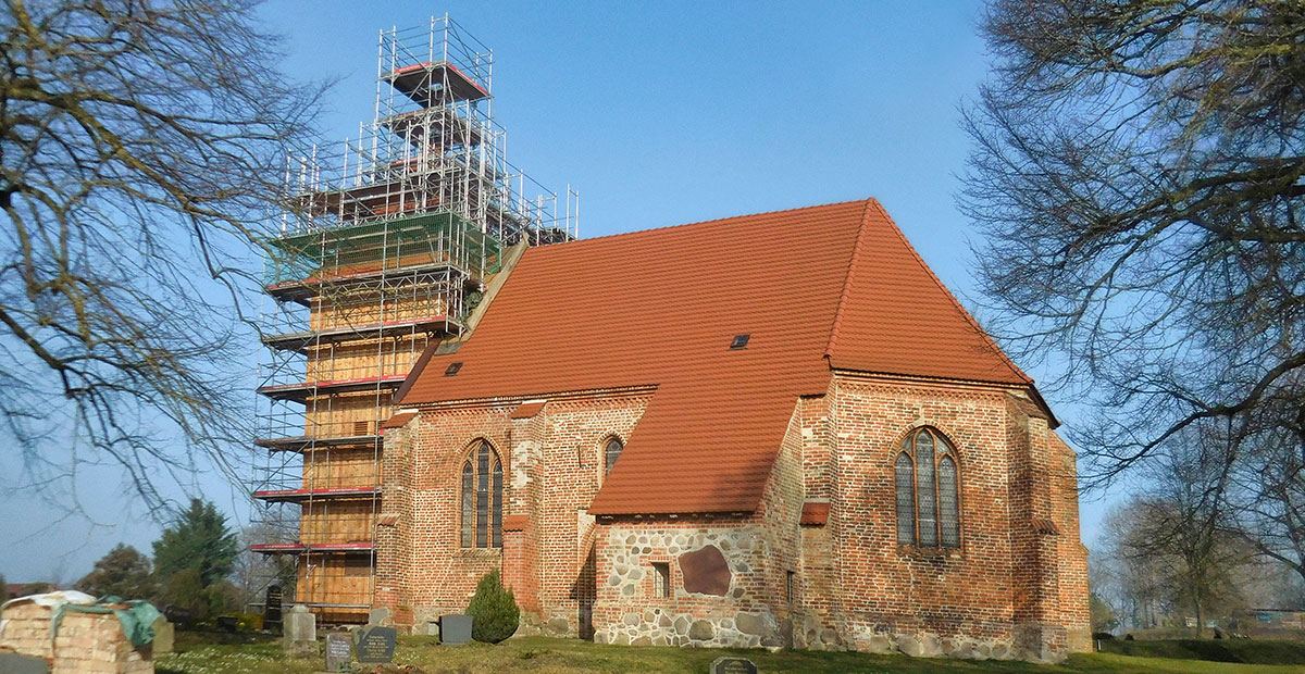 Dorfkirche Retschow (Mecklenburg-Vorpommern), 2020 von uns gefördert