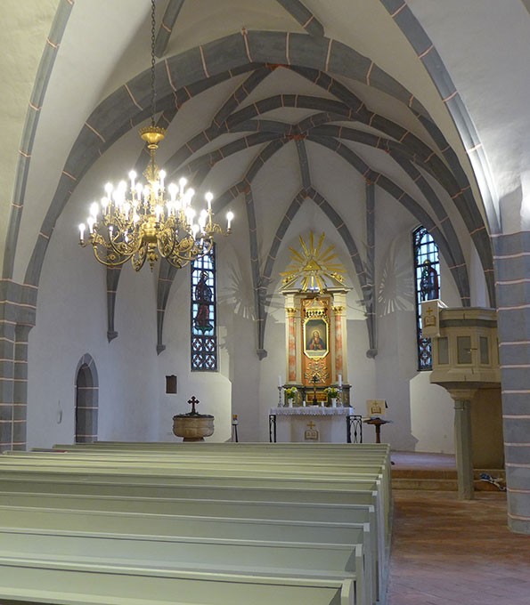St. Nikolai Langhennersdorf im Kreis Freiberg (Sachsen)