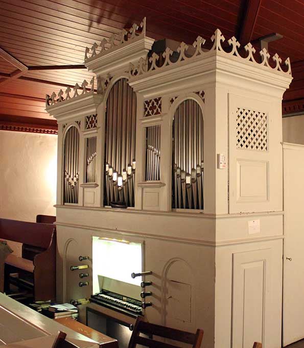 Furtwängler-Orgel von 1857 in der Marienkriche Marienhagen (Niedersachsen)