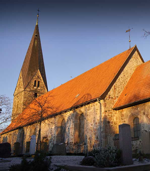 Kirche in Eckernförde-Borby (Schleswig-Holstein)