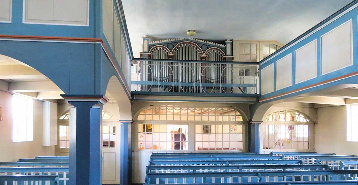 Rühlmann-Orgel (1908) in der Dorfkirche Miesterhorst (Sachsen-Anhalt)