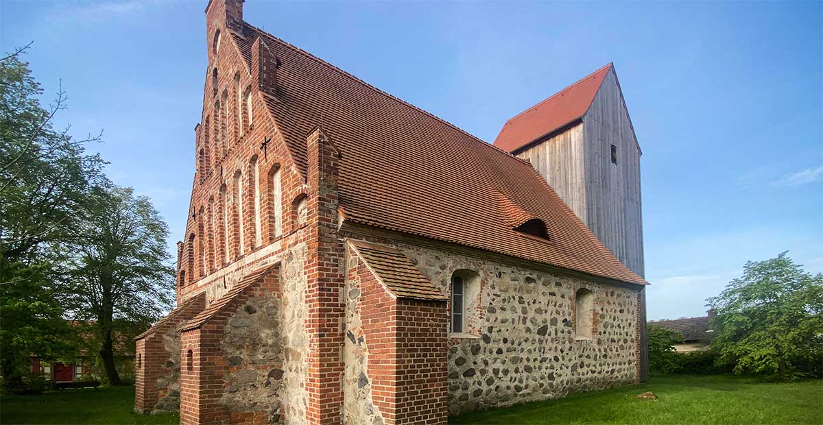 Dorfkirche zu Rossow im brandenburgischen Ostprignitz-Ruppin