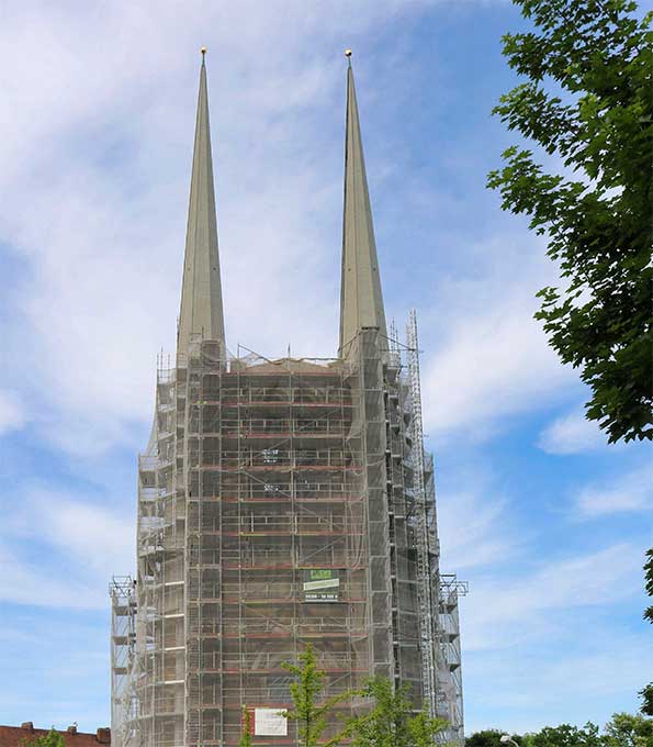 Komplexe Turmsanierung in St. Johannis zu Würzburg