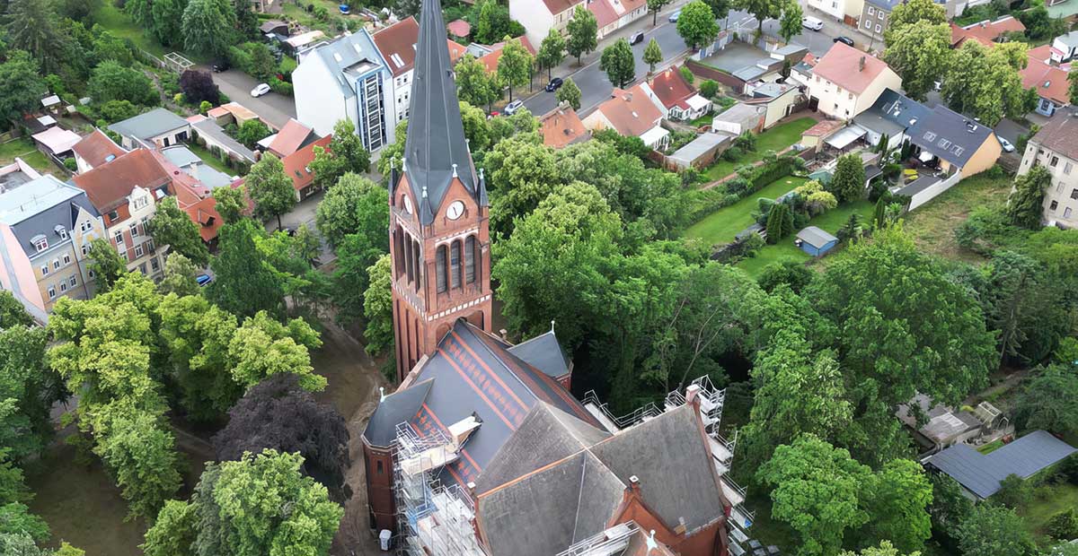 Stadtkirche St. Jakobi zu Luckenwalde im Kreis Teltow-Fläming (Brandenburg)