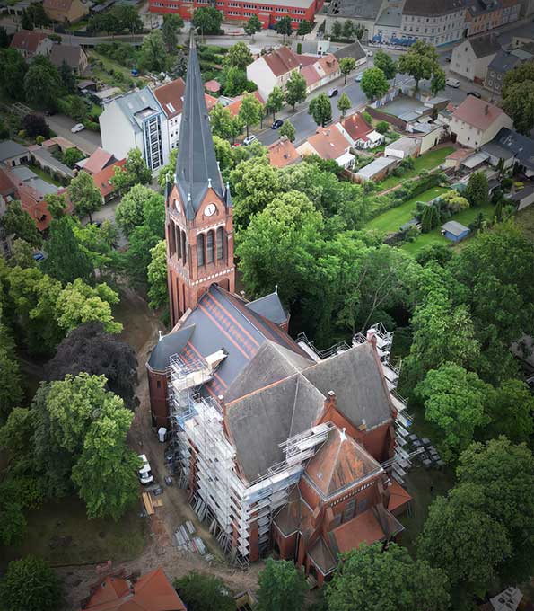 Stadtkirche St. Jakobi zu Luckenwalde im Kreis Teltow-Fläming (Brandenburg)