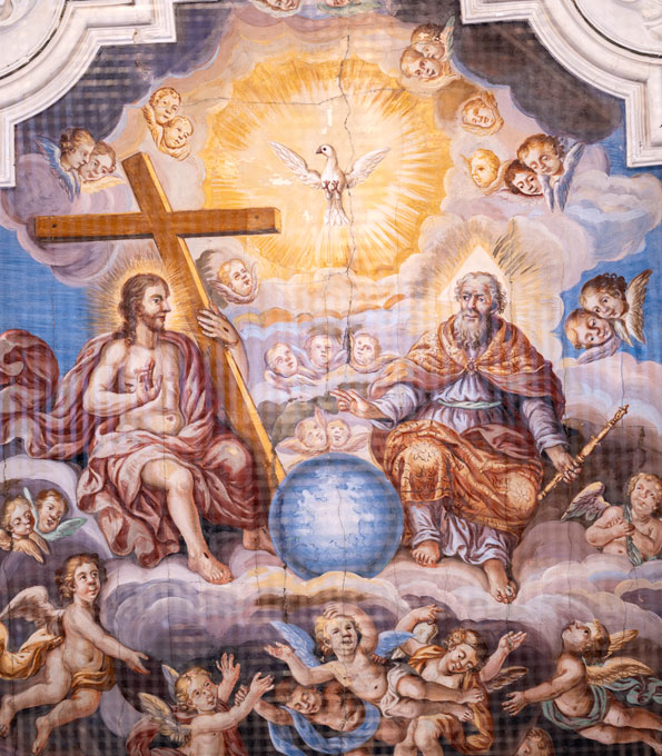 Deckenrestaurierung in St. Peter und Paul zu Andisleben (Thüringen)