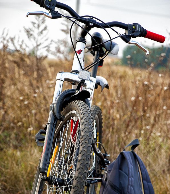 Mit dem Fahrrad unterwegs