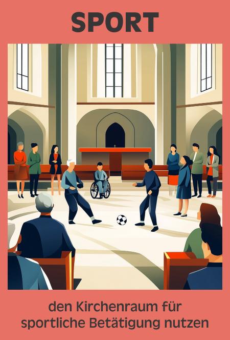 SPORT: den Kirchenraum für sportliche Betätigung nutzen